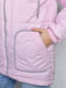 Куртка розовая в спортивном стиле с накладными карманами | 6822580 | фото 2