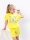 Комплект желтый с принтом: футболка и юбка | 6253451 | фото 2