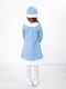 Блакитний новорічний комплект "Снігуронька": сукня та шапочка | 6683293 | фото 6