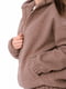 Джем-куртка коричнева зі штучного хутра (баранчик) | 6821804 | фото 4