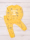 Жовтий ясельний комплект с начосом: світшот та штани | 6821917