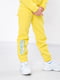 Жовтий принтований костюм: толстовка та джогери | 6821939 | фото 4