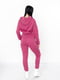Рожевий костюм із трьохнитки: худі та джогери | 6822005 | фото 3