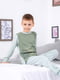 Підліткова зелена піжама із куліру: лонгслів та штани | 6822110 | фото 2