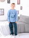 Підліткова піжама з начосом: лонгслів та штани | 6822130