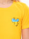 Жовта футболка з патріотичним принтом | 6822341 | фото 2