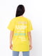 Жовта оверсайз футболка | 6822417 | фото 3
