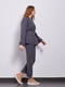 Брючний сірий костюм “Фенікс”: кімоно з паском та штани | 6822612 | фото 3