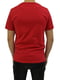 Красная хлопковая футболка с принтом | 6822701 | фото 2