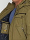 Куртка цвета хаки с наполнителем | 6822741 | фото 3