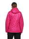 Рожева куртка зі стьобаного матеріалу на блискавці | 6822849 | фото 2