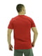 Червона бавовняна футболка з принтом | 6822886 | фото 3
