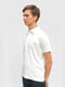 Біла бавовняна футболка-поло | 6822901 | фото 2
