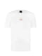Біла бавовняна футболка | 6822905