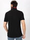 Чорна бавовняна футболка-поло | 6822908 | фото 4