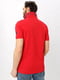 Червона бавовняна футболка-поло з принтом | 6822910 | фото 4