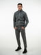 Сірий спортивний костюм: кофта та штани | 6822913