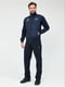 Синій спортивний костюм: кофта та штани | 6822976 | фото 2