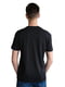 Чорна бавовняна футболка з принтом | 6823065 | фото 2
