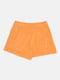 Оранжевые шорты на резинке | 6823148 | фото 2