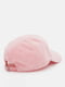Светло-розовая махровая кепка | 6823231 | фото 2