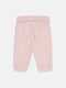 Светло-розовые флисовые брюки | 6823239 | фото 2