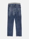 Синие джинсы с текстильной подкладкой | 6823326 | фото 2