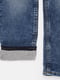 Синие джинсы с текстильной подкладкой | 6823326 | фото 3