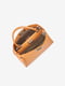 Оранжевая кожаная сумка-тоут среднего размера | 6823424 | фото 4