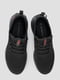 Чорні текстильні кросівки | 6823459 | фото 6