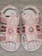 Рожеві сандалії на липучках | 6823726 | фото 3