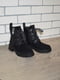 Чорні черевики зі шнурівкою | 6823862 | фото 6