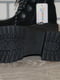 Чорні черевики зі шнурівкою | 6823862 | фото 8