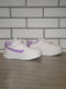 Біло-фіолетові кросівки з липучкою | 6823989 | фото 3