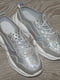 Сріблясті блискучі кросівки | 6824093 | фото 4