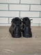 Чорні черевики з блискавкою та шнурівкою | 6824112 | фото 5