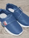 Сині текстильні кросівки | 6824149 | фото 4
