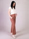 Коричневі штани для вагітних прямого фасону | 6825660 | фото 2
