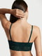 Кружевной комплект белья Victoria's Secret лиф и трусики бикини 1159801314 (Зеленый, XXL/XL) | 6824888 | фото 3