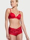 Жіночі мереживні трусики шортики Victoria's Secret 1159801579 (Червоний, XL) | 6824901 | фото 3