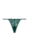 Женские кружевные трусики Victoria's Secret стринги 1159802069 (Зеленый, S) | 6824925 | фото 3