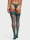 Чулки Victoria's Secret с логотипом со стразами 1159802092 (Зеленый, L) | 6824932 | фото 3