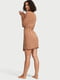 Домашний комплект Victoria’s Secret легкий халат топ и шортики 1159802176 (Коричневый, L) | 6824952 | фото 2