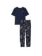 Домашній комплект піжама Victoria's Secret футболка та штани 1159802217 (Синій, S) | 6824957 | фото 3