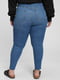 Жіночі джинси скінні Gap з високою посадкою 1159801647 (Синій, 28) | 6824975 | фото 5