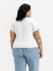 Женская футболка Levi's с принтом 1159801364 (Белый, 2X) | 6825013 | фото 2