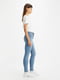 Женские супероблегающие джинсы Levis 720 скинни 1159801422 (Синий, W25 L30) | 6825016 | фото 2