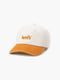Бейсболка Levi's кепка с логотипом 1159801461 (Белый, One size) | 6825023