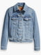 Жіноча джинсова куртка Levi's 1159801578 (Синій, XL) | 6825036 | фото 2