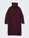 Мягкое теплое платье Uniqlo 1159800767 (Бордовый, XS) | 6825130 | фото 2